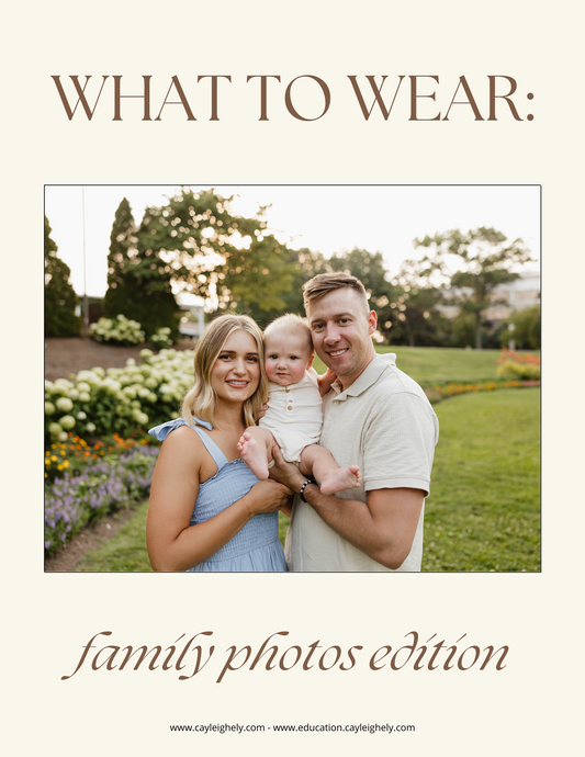 Family Photo Outfit Ideas Freebie